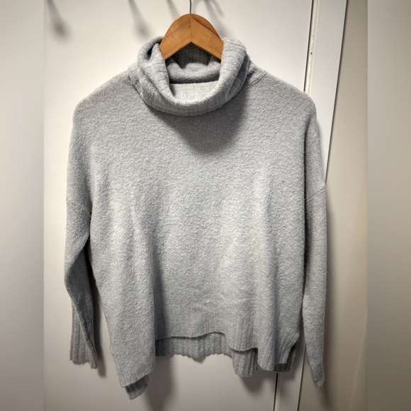 Ever New Light Blue Turtleneck Sweater - Picture 1 of 3
